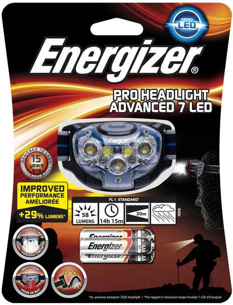 Prožektorius ant galvos Energizer Vision HD+