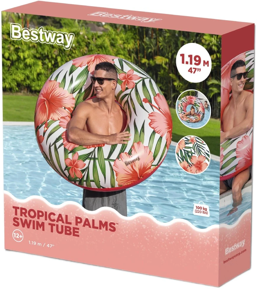 Bestway pripučiamas plaukimo žiedas 119 cm 36237