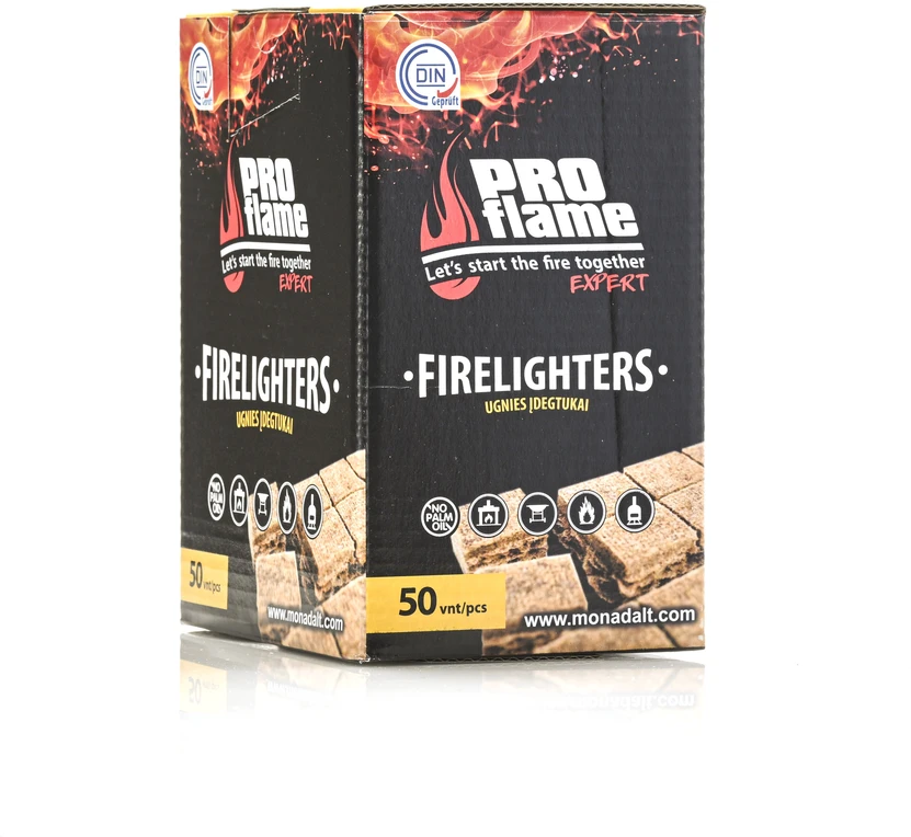 Proflame Expert Aizdedzinātājs Pro Flame Expert Firelighters, 13 cm x 8 cm x 33 cm