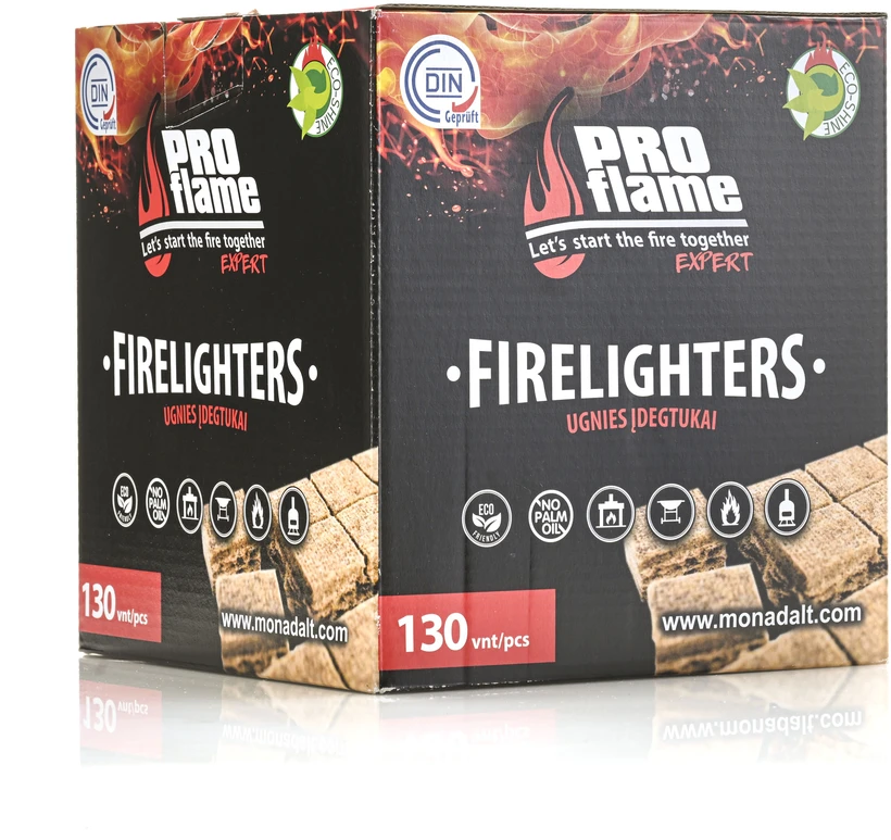 Proflame Expert Uždegiklis Pro Flame Expert, 11 cm x 17 cm, 130 vnt.