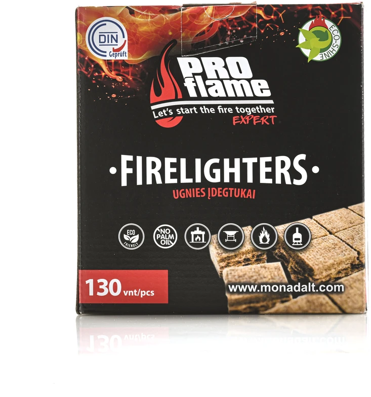 Proflame Expert Uždegiklis Pro Flame Expert, 11 cm x 17 cm, 130 vnt.