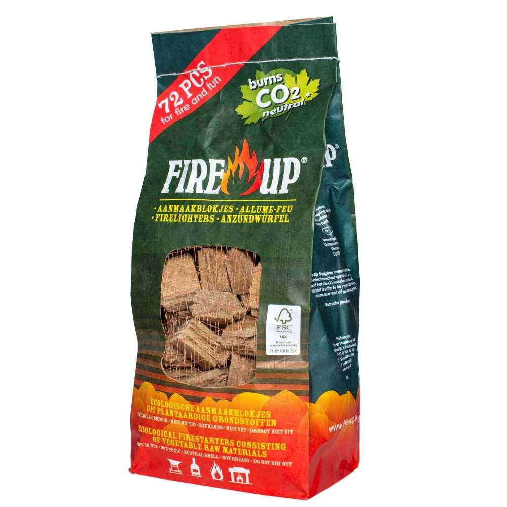Fire Up PROflame EXPERT Ekologiški ugnies įdegtukai 72 vnt.(P.)