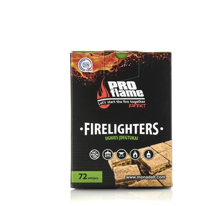 Proflame Expert Aizdedzinātājs Pro Flame Expert Firelighters, 13 cm x 8 cm x 29 cm