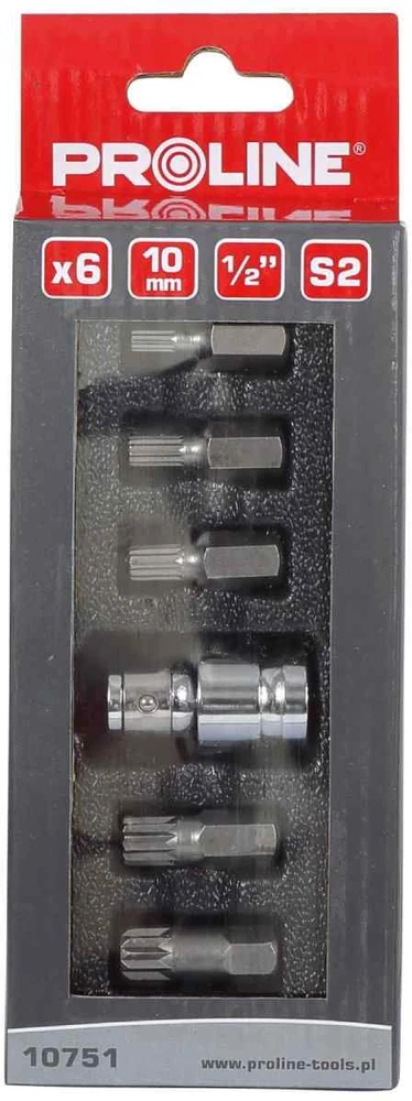 Proline 10mm 6gb M5-M12 spline