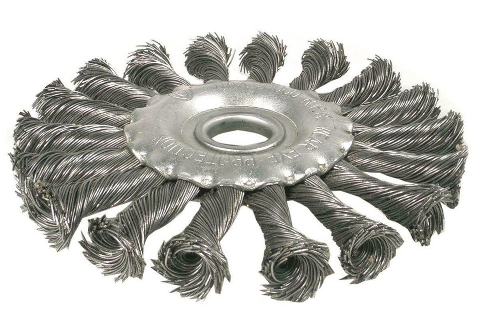 Proline Szczotka Diskinis šepetys su medvaržčiu, 75 mm skersmuo, 6 mm prolino kotas