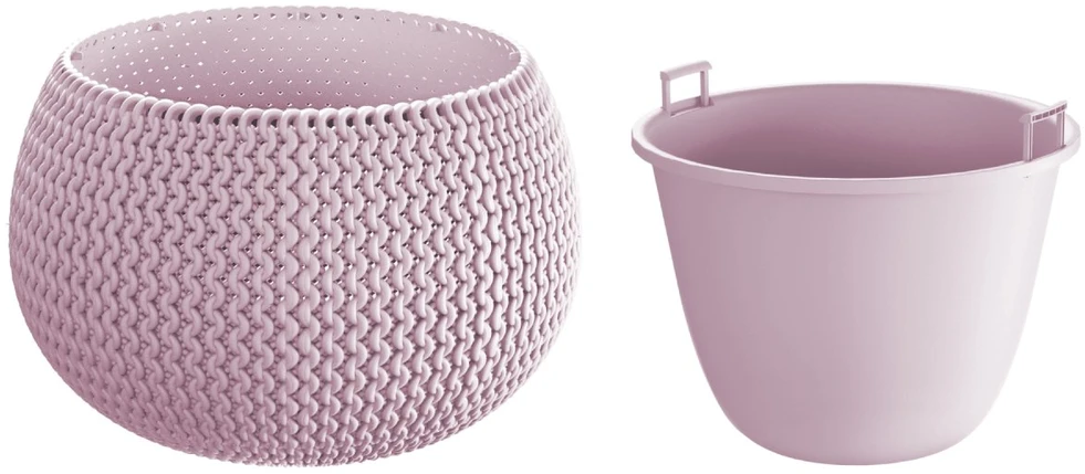 Prosperplast Vazonas Splofy Bowl Violetinis 16x24cm
