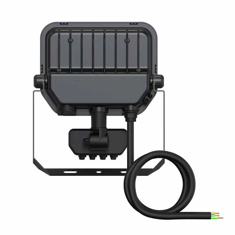 Prožektors ar kustības sensoru Ledvance, 1600 - 2400 lm, 4000 °K, IP65, melna