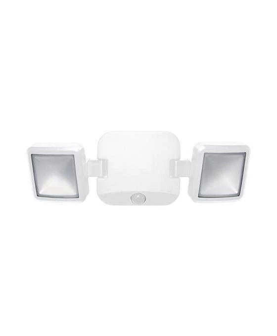 Prožektors ar kustības sensoru, stiprināms gan pie griestiem, gan sienas Osram, 10 W, 480 lm, 4000 °K, IP54, balta