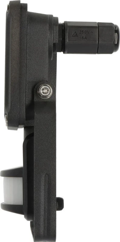 Prožektors ar kustības sensoru, stiprināms pie sienas Brennenstuhl Jaro, 10 W, 1150 lm, 6500 °K, IP65, melna
