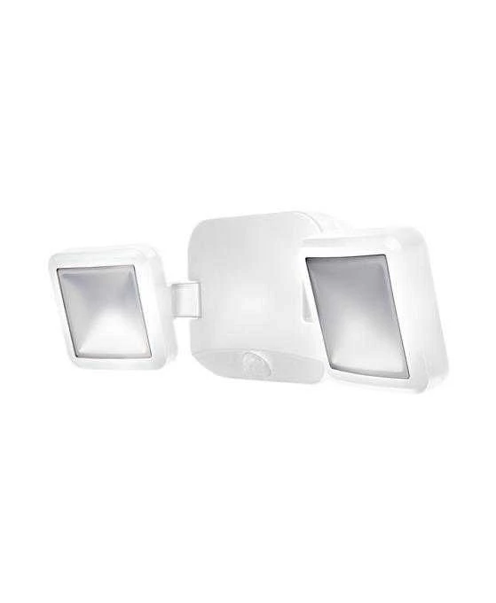 Prožektors ar kustības sensoru, stiprināms gan pie griestiem, gan sienas Osram, 10 W, 480 lm, 4000 °K, IP54, balta