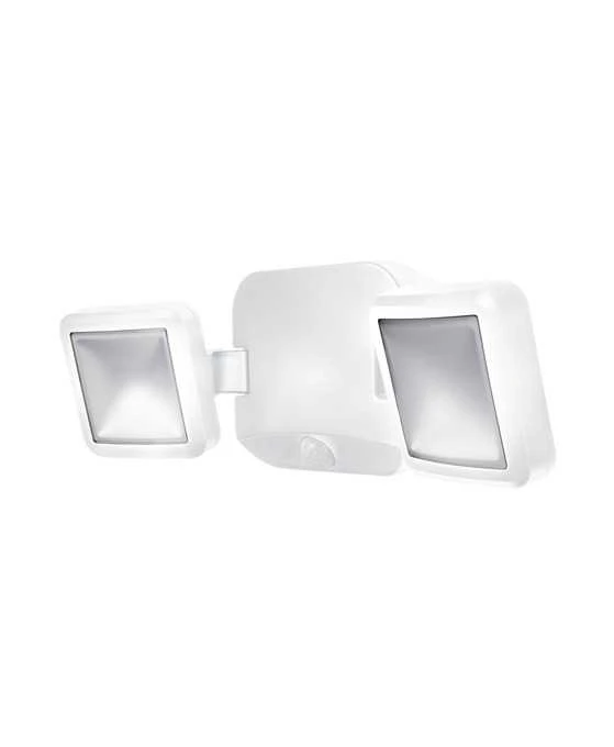 Prožektors ar kustības sensoru, stiprināms gan pie griestiem, gan sienas Osram, 10 W, 480 lm, 4000 °K, IP54, balta