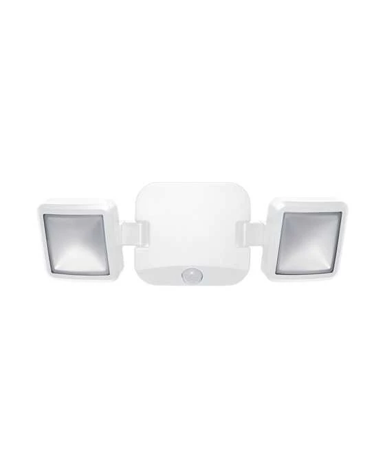 Prožektors ar kustības sensoru, stiprināms gan pie griestiem, gan sienas Osram, 10 W, 480 lm, 4000 °K, IP54, balta