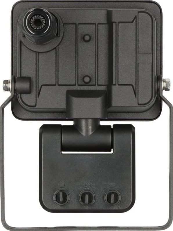 Prožektors ar kustības sensoru, stiprināms pie sienas Brennenstuhl Jaro, 10 W, 1150 lm, 6500 °K, IP65, melna