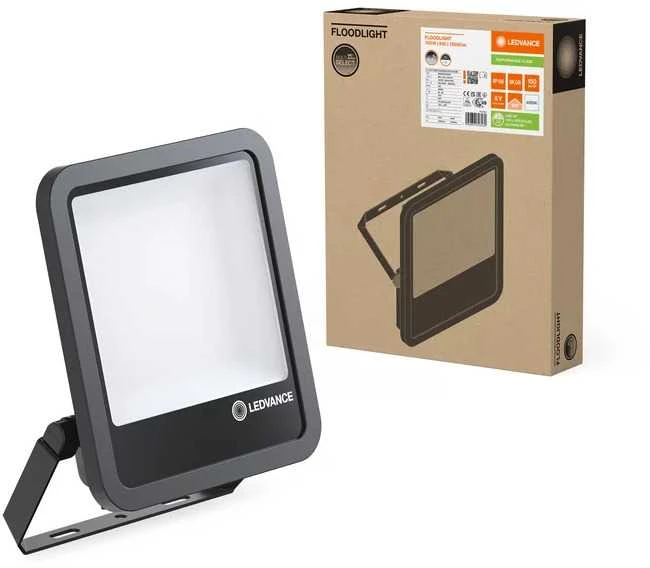 Ledvance 83-100W LED prožektorius FL 150 GEN4, juodas, 4000K, IP66