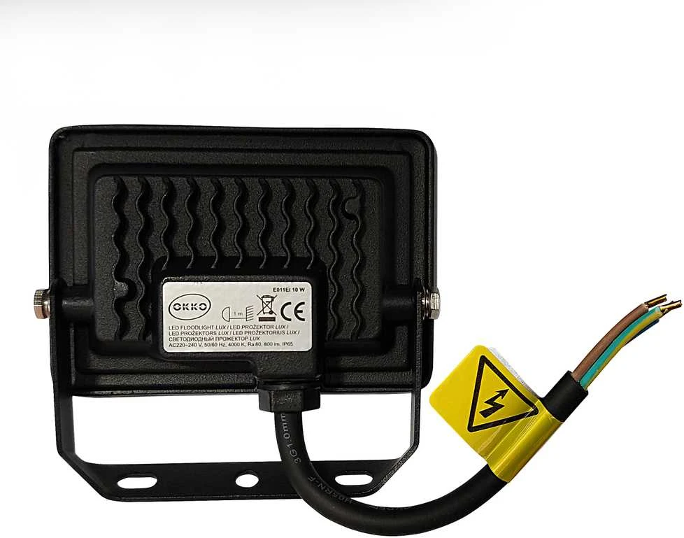 Okko V-TAC FLOODL LED E011EI 10W 800LM 4000K IP65 prožektorius