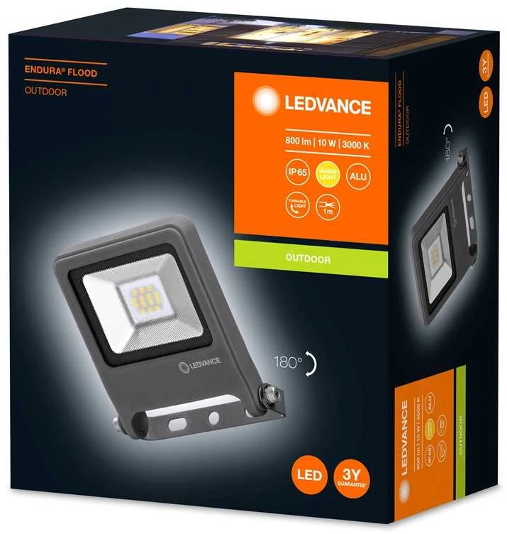 Osram Lauko prožektorius LEDVANCE 1X10W LED IP65