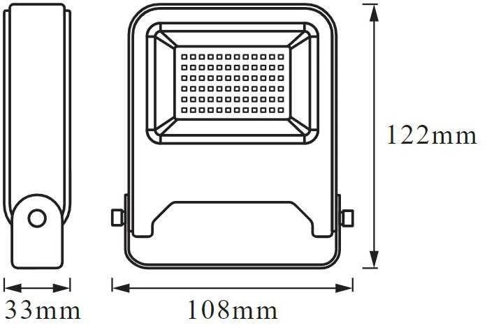 Osram Lauko prožektorius LEDVANCE 1X10W LED IP65
