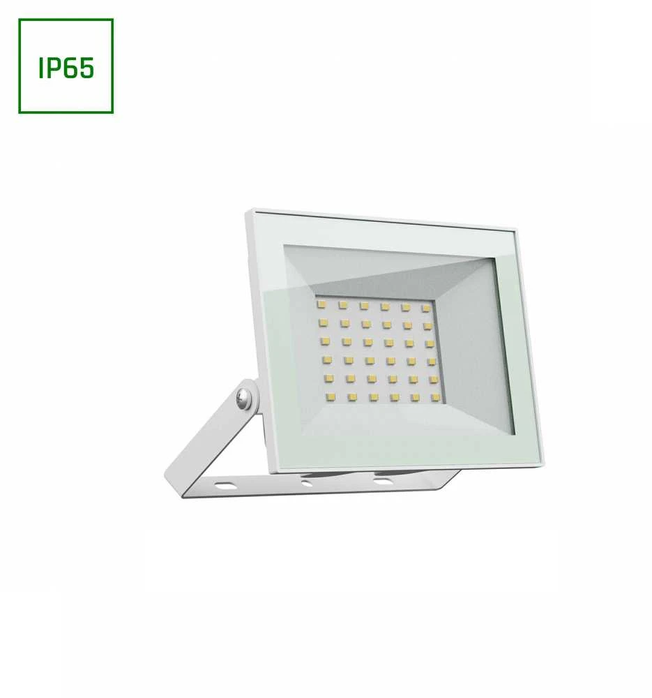 Spectrum PROŽEKTORIUS LAUKO LED 30W 230V NW IP65 Baltas