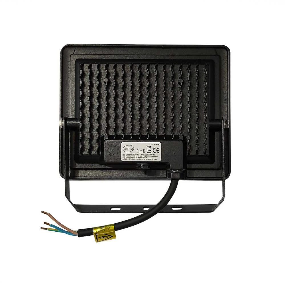 Okko V-TAC FLOODL LED E011EI 30W 2550LM 4000K IP65 prožektorius
