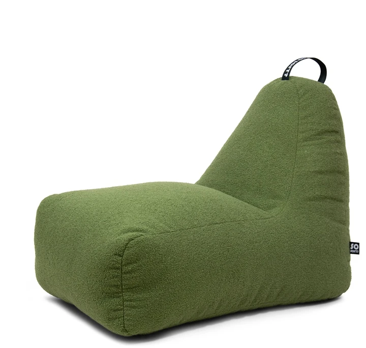Sėdmaišis SoSoft Chill XL Teddy, alyvuogių žalia