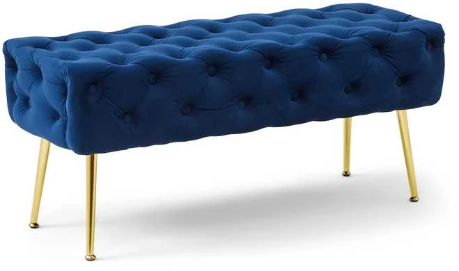 Pufas Domoletti AHANU, mėlynas, 100 cm x 45 cm x 40 cm