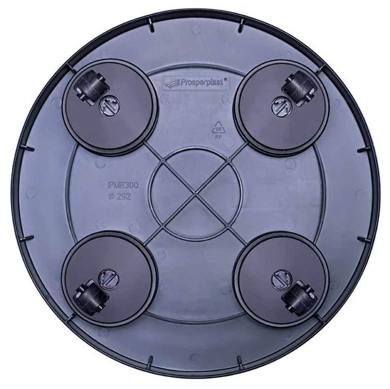 Prosperplast Mobilna Mobilus stovas 29,2 cm apvalus antracito spalvos