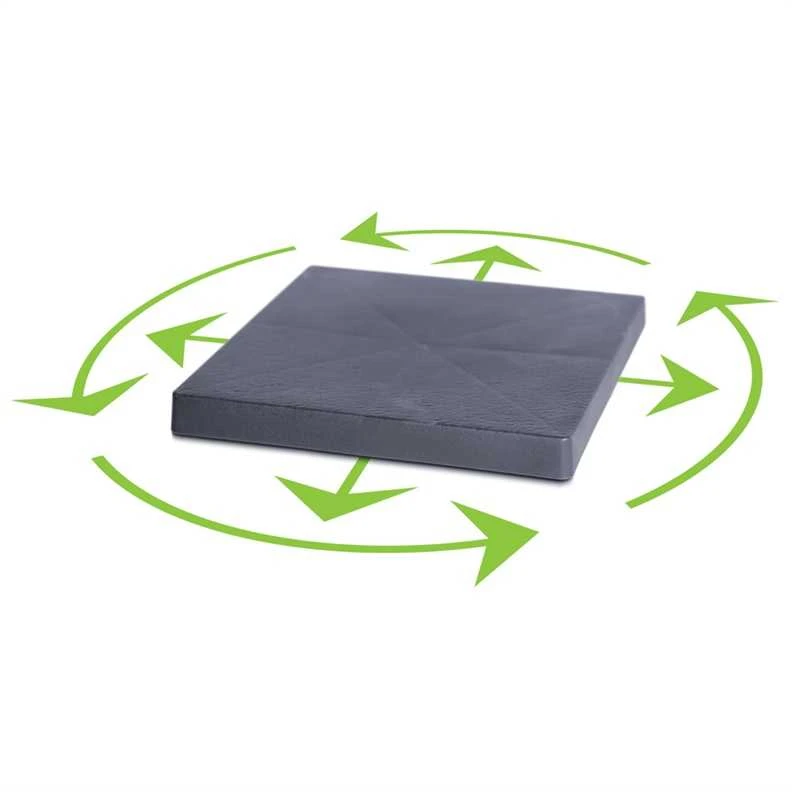 Vazono pagrindas ant ratukų 39 cm x 39 cm Mobili platforma kvadratinė PROSPERPLAST