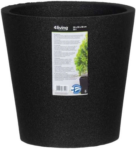 4Living Termo sėjamoji Piccolo 39 cm juoda
