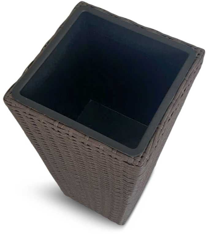 Gėlių vazonas Domoletti 53000011099, plastikas, rudas