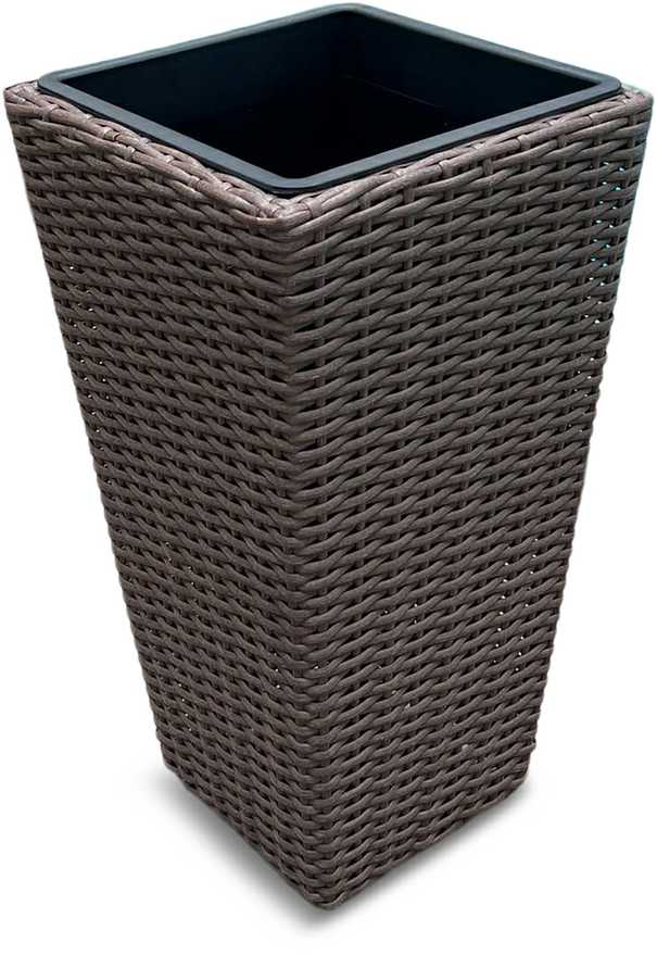 Gėlių vazonas Domoletti 53000011099, plastikas, rudas