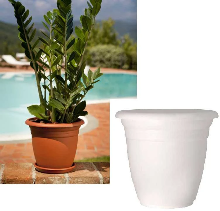 Lumarko PLASTIC POT TE000050 - 110 Baltas