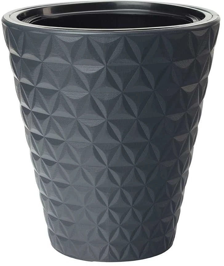 Mentor Plastikinis vazonas Diamond, Ø30 cm