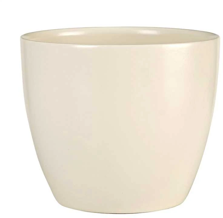 Lumarko Keraminis vazonas Scheurich Creme, Ø22 cm