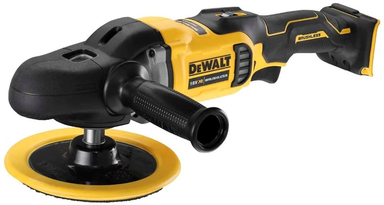 DEWALT POLISER 18V 180mm BE BATURIŲ IR ĮKROVIMO DCM849N