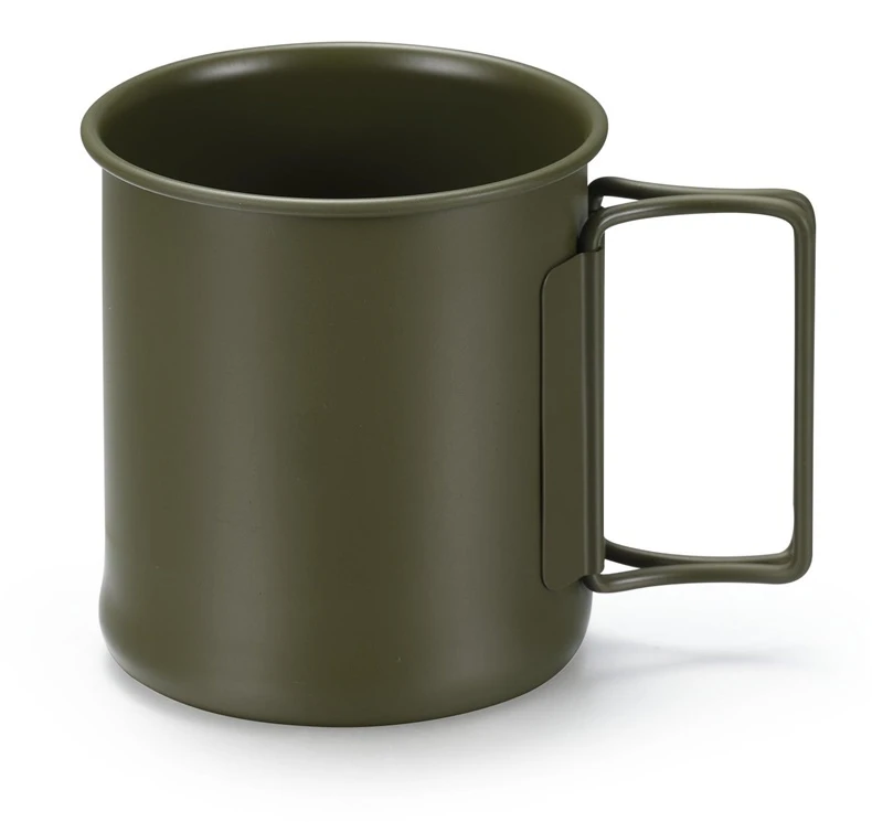 „Outliner“ puodelis turistams, 300 ml, plienas, Žalias