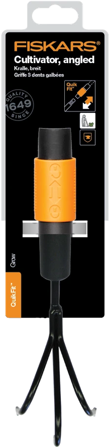 Fiskars QuikFit kultivatorius kampinis