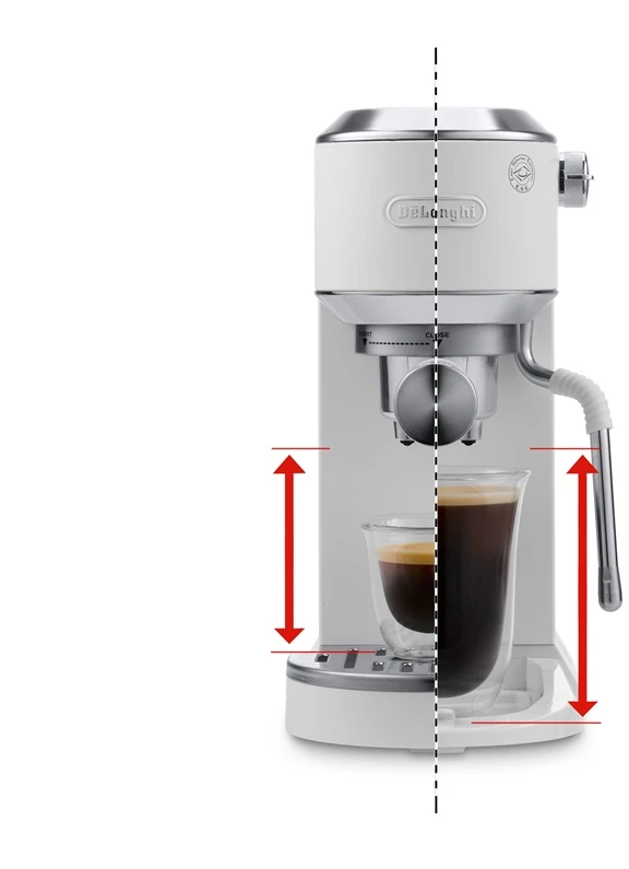 Pusiau automatinis kavos aparatas DeLonghi EC890.WI