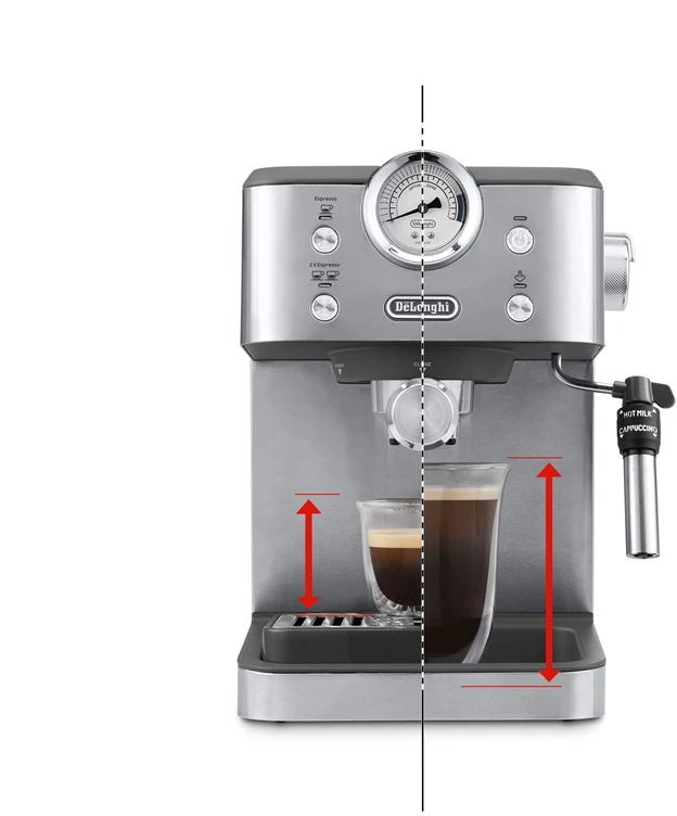 Pusiau automatinis kavos aparatas DeLonghi Classic EM450.M