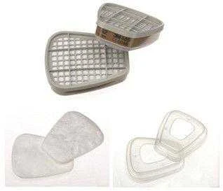 Puskaukė su A2P2 filtrų komplektu 3M T6002C1R
