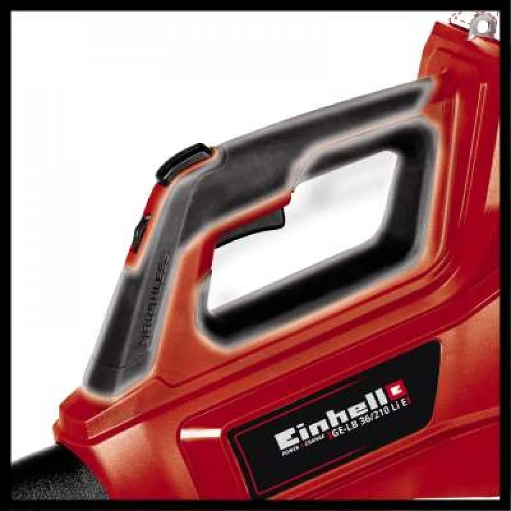 Akumuliatorinis pūstuvas Einhell GE-LB 36/210 Li E-Solo; 2x18 V (be akumuliatoriaus ir pakrovėjo)