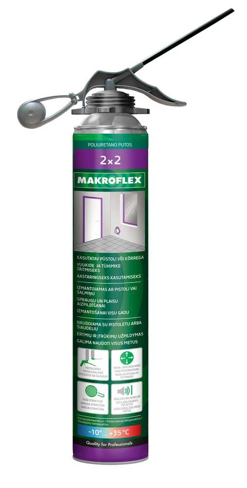 Universalios sandarinimo putos MAKROFLEX 2x2, 750 ml