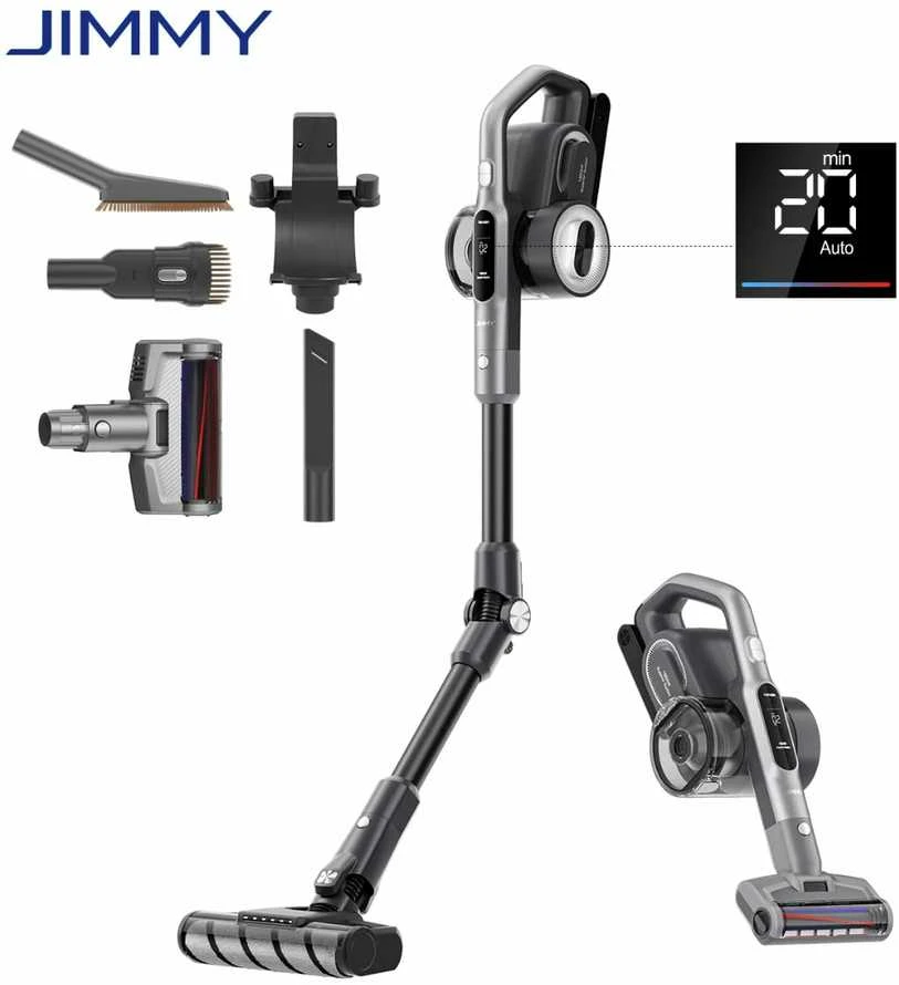 Jimmy | Belaidis dulkių siurblys - šluota H8 Flex | 550 W | 65 min