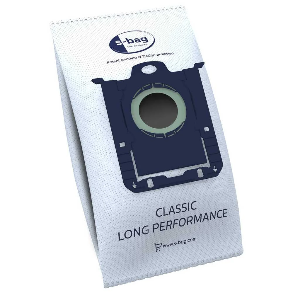 Dulkių siurblio maišeliai Electrolux E201SM s-bag® Classic Long Performance, 12 vnt., 3,5 l