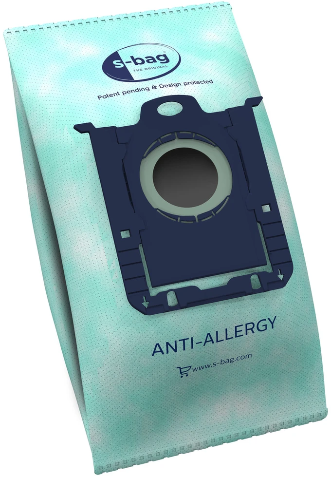 Dulkių siurblio maišelis Electrolux s-bag Hygiene Anti-Allergy E206S, 3.5 l