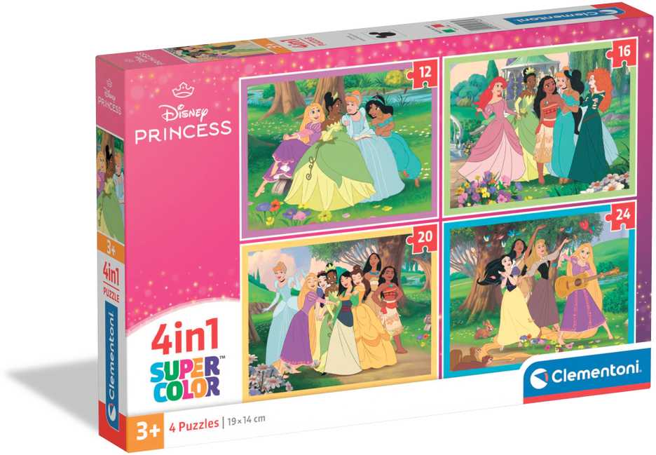 Dėlionė Clementoni Disney Princess 21746, 19 cm x 14 cm, 72 vnt.
