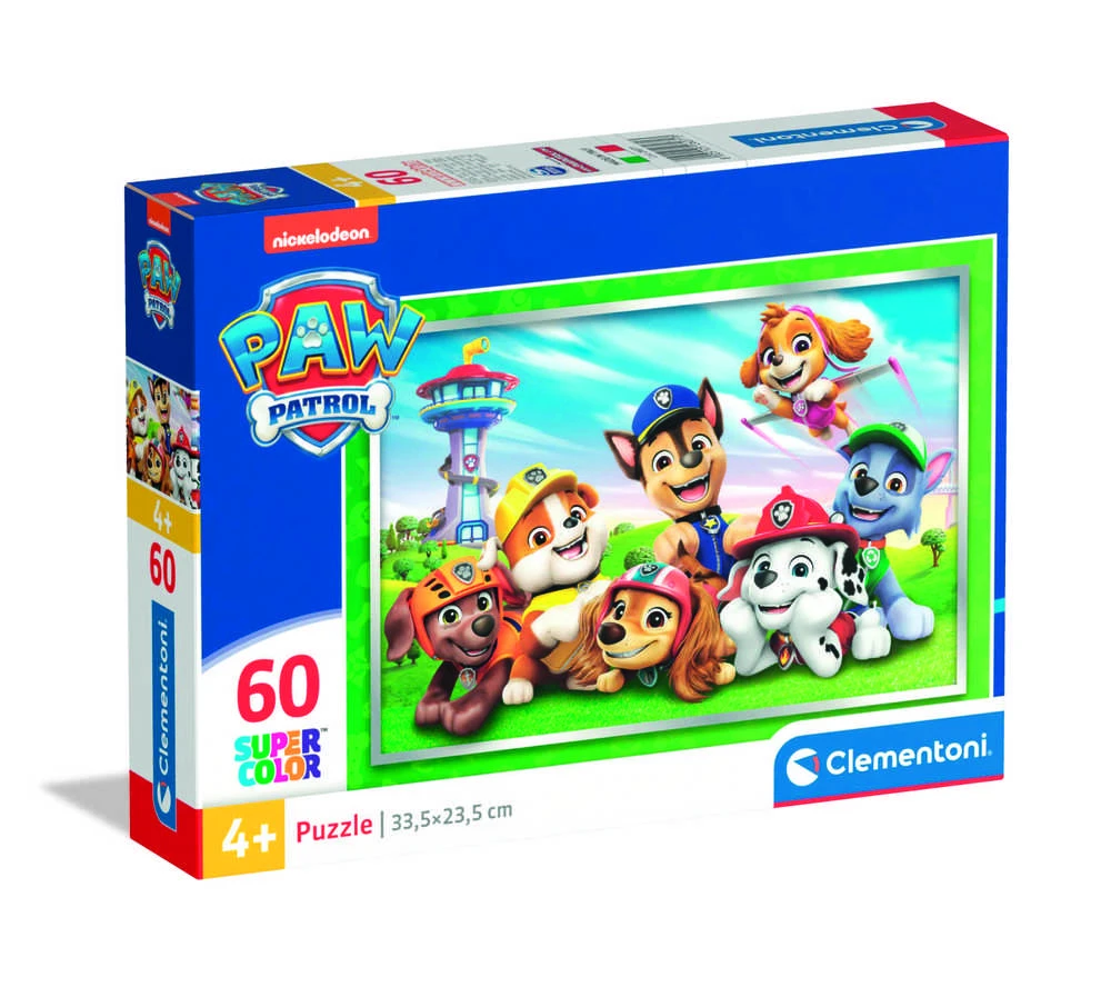 Clementoni Dėlionė 60 vnt. - Šunyčiai patruliai (PAW Patrol)