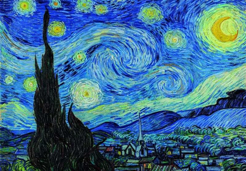 Clementoni Dėlionė 1000 vnt. - Vincentas van Gogas: Žvaigždėta naktis
