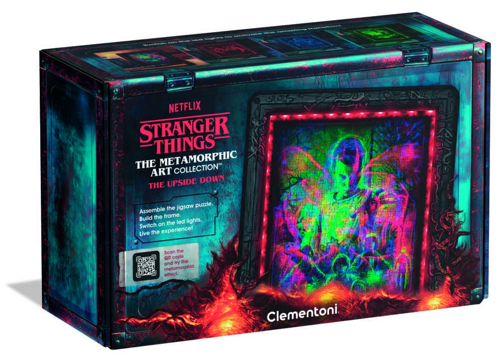 CLEMENTONI dėlionė Stranger Things – Aukštyn kojom, 520 det., 35155