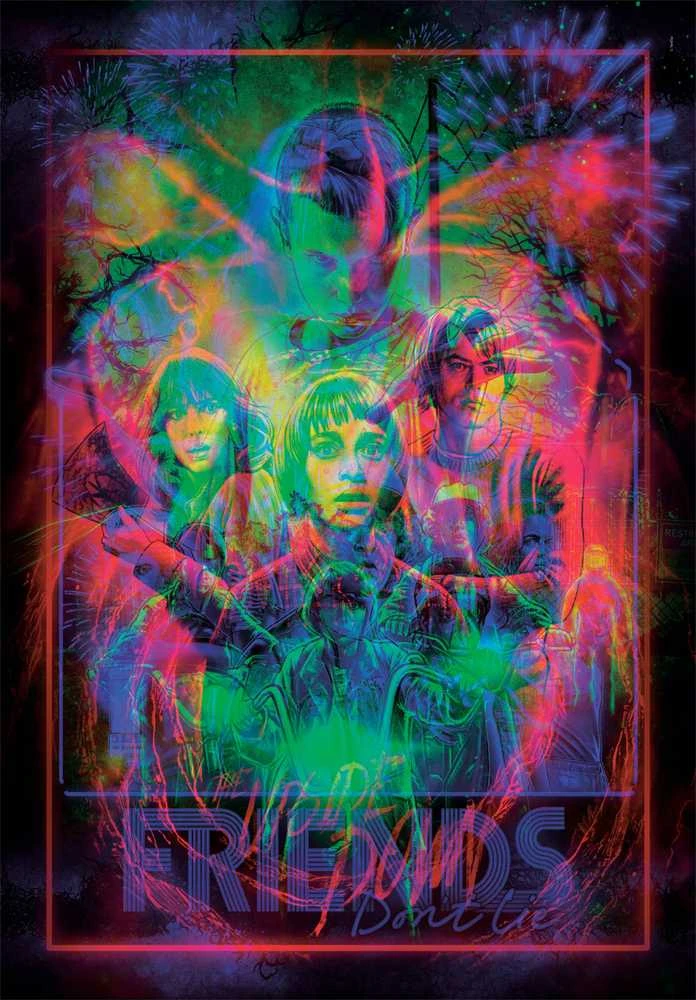 CLEMENTONI dėlionė Stranger Things – Aukštyn kojom, 520 det., 35155
