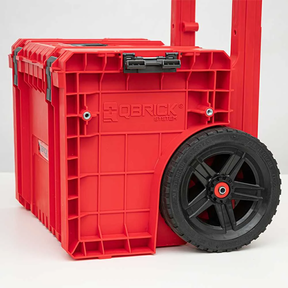 Q-Brick QBRICK PRO įrankių dėžė su ratukais 2.0 PLUS Raudonas | QBrick